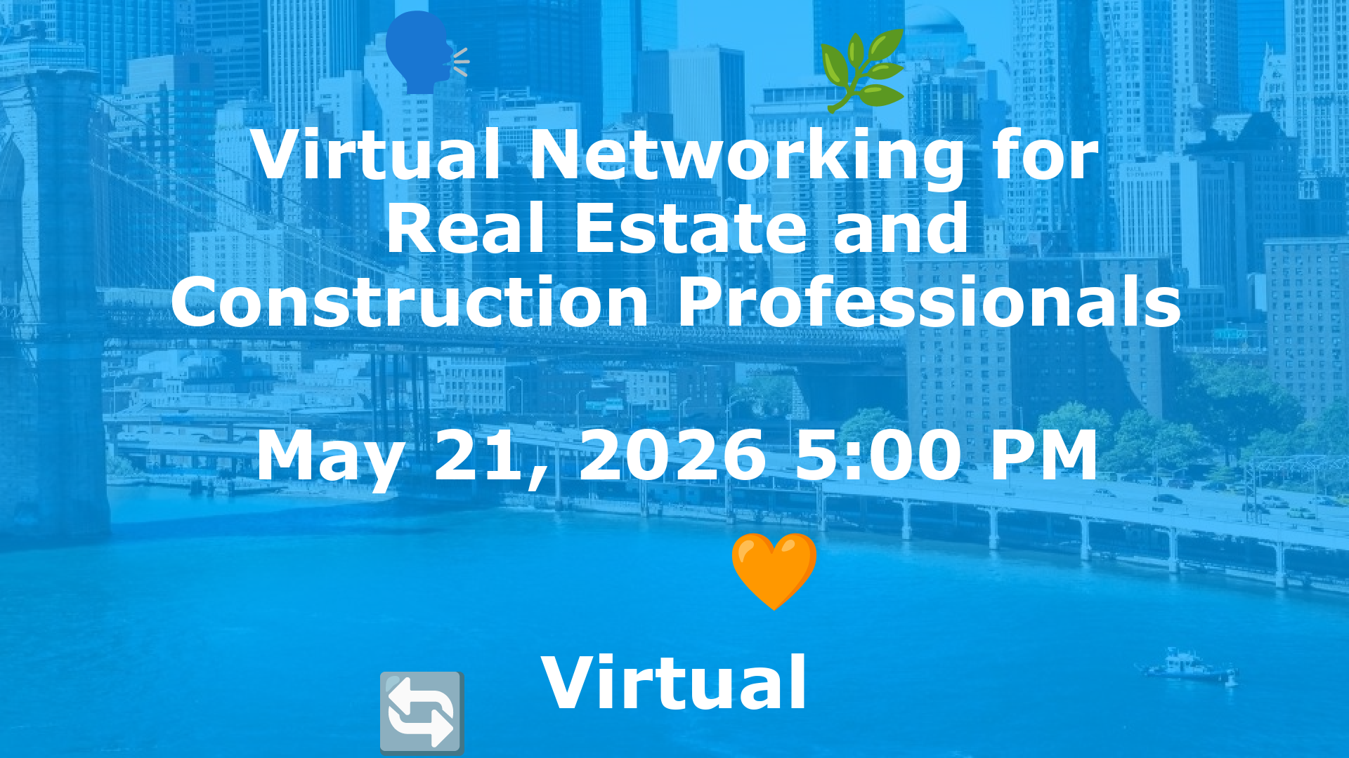 Virtual Networking for Real Estate and Construction Professionals event image
